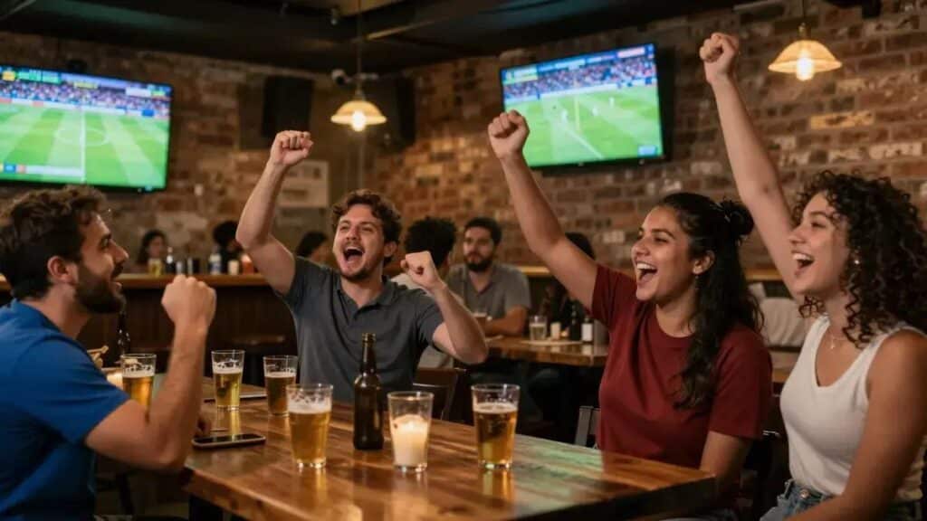 A relação entre o futebol e os bares no Brasil: impacto social e econômico